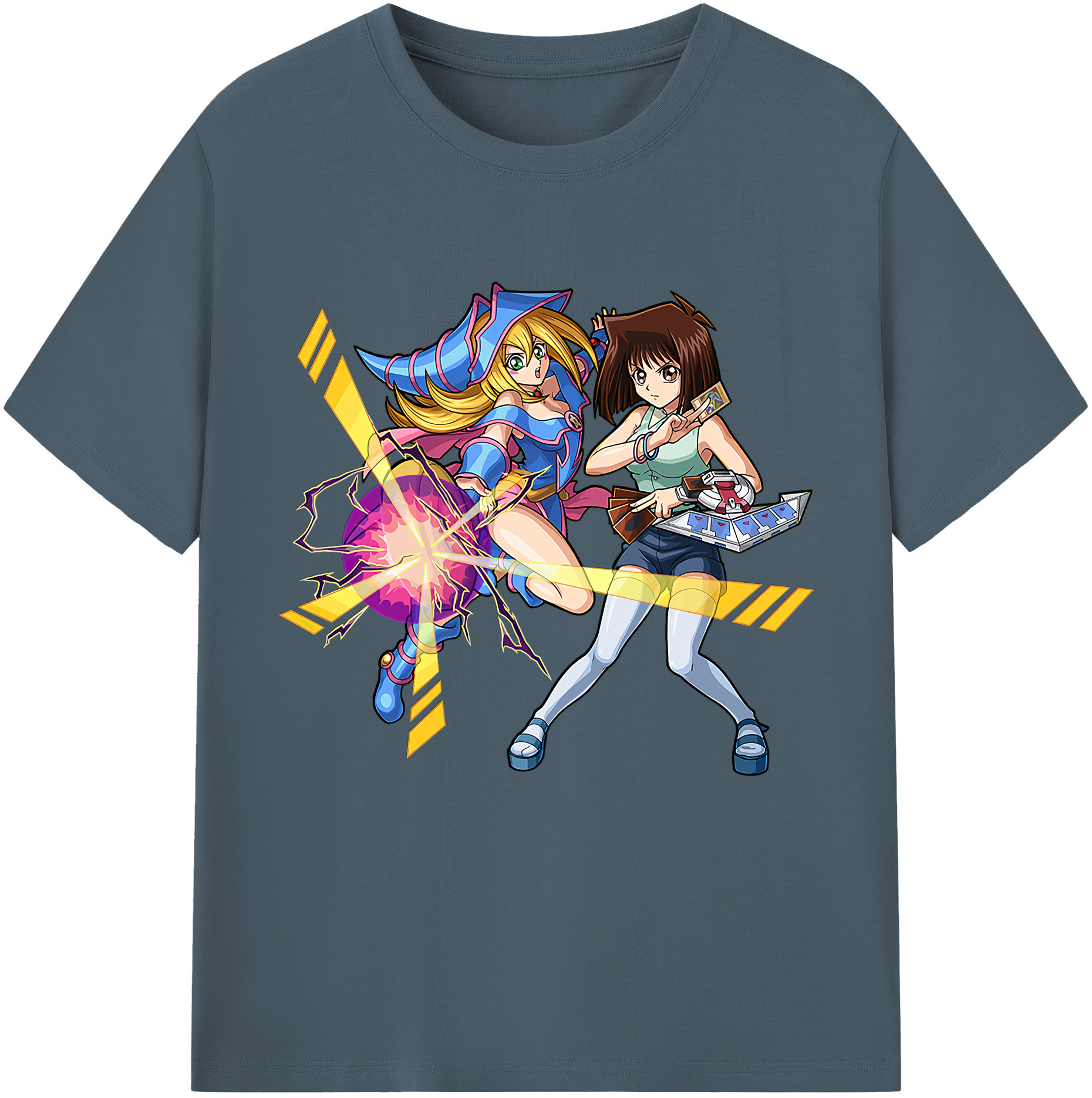 （画像用） 遊☆戯☆王 Yu-Gi-Oh! 綿100％半袖Tシャツ（フロントプリント）